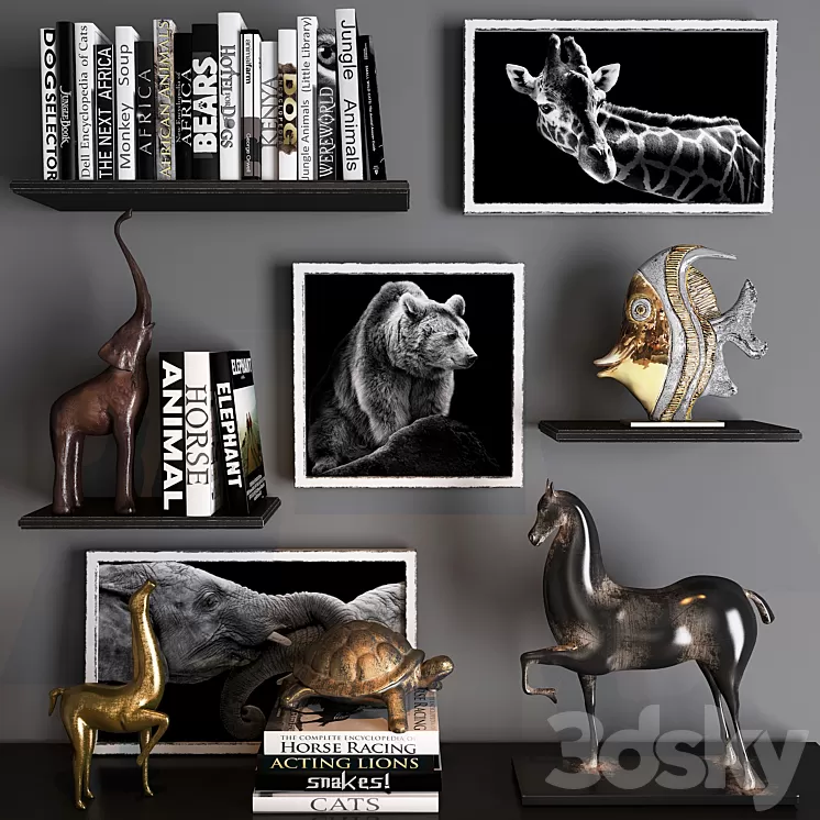 Decorative set 23 3D Model