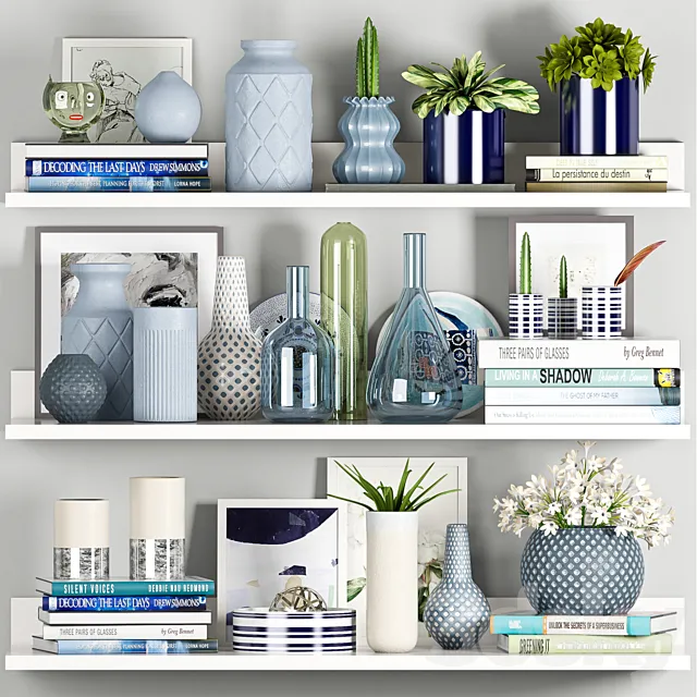 Decorative Set - 24 3D Model