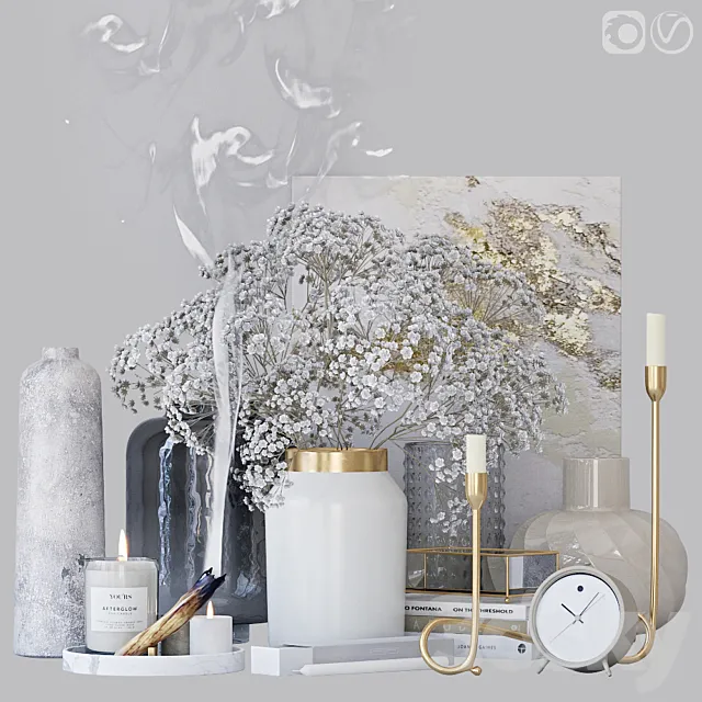 Decorative set 24 3DModel