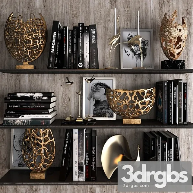 Decorative set 25 3D Model Free