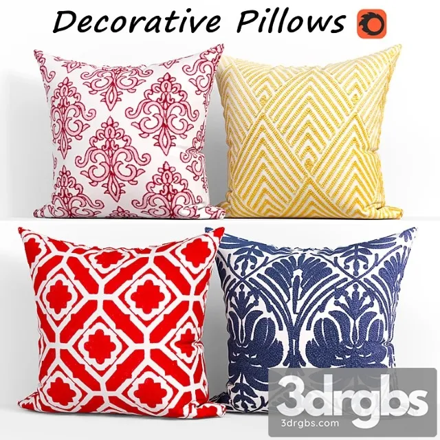 Decorative set 251 3D Model Free