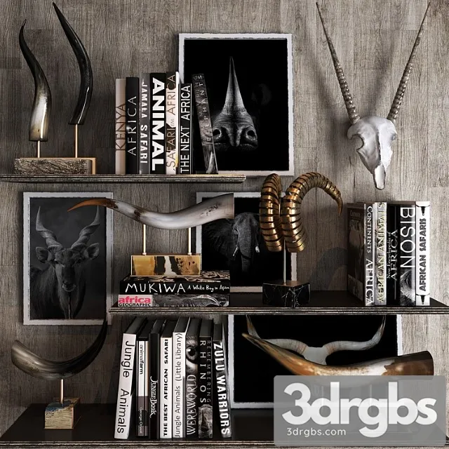 Decorative Set 26 2 3D Model Free