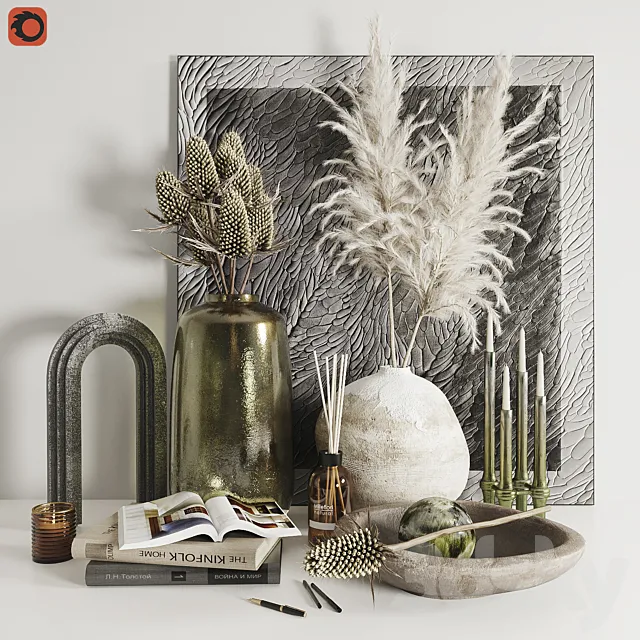 Decorative set 26 3D Model