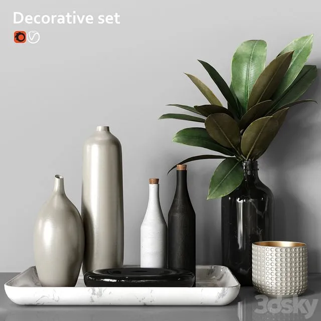 Decorative set (263) 3D Model