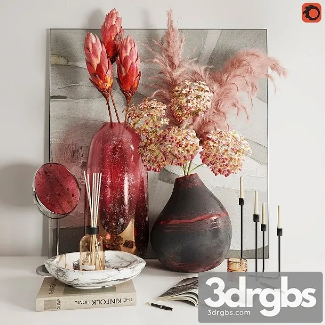 Decorative Set 27 1 3D Model Download