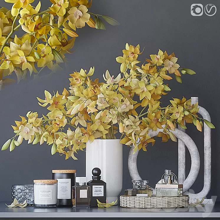 Decorative set 27 3D Model Free