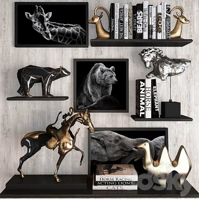 Decorative set 28 3D Model