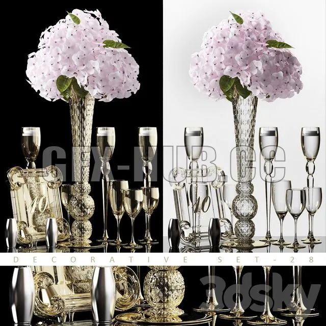 DECORATIVE SET 28 3D Model