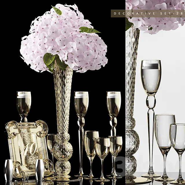 DECORATIVE SET 28 3DModel