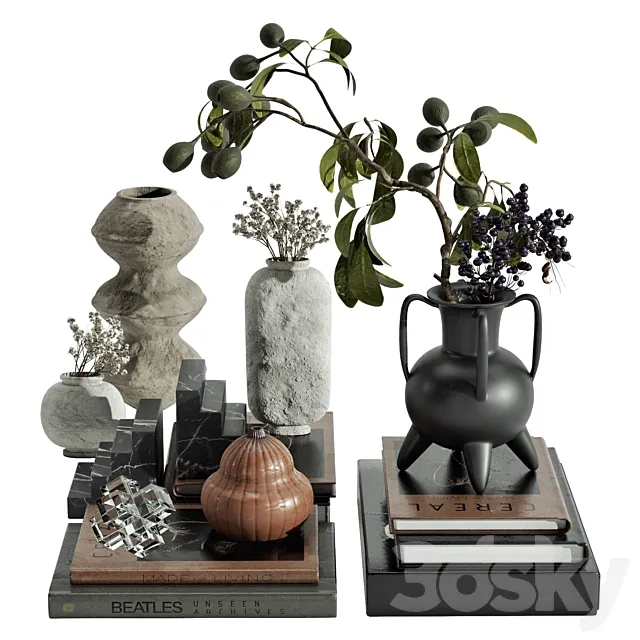 Decorative set 29 3D Model