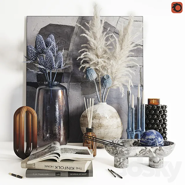 Decorative set 29 3DModel