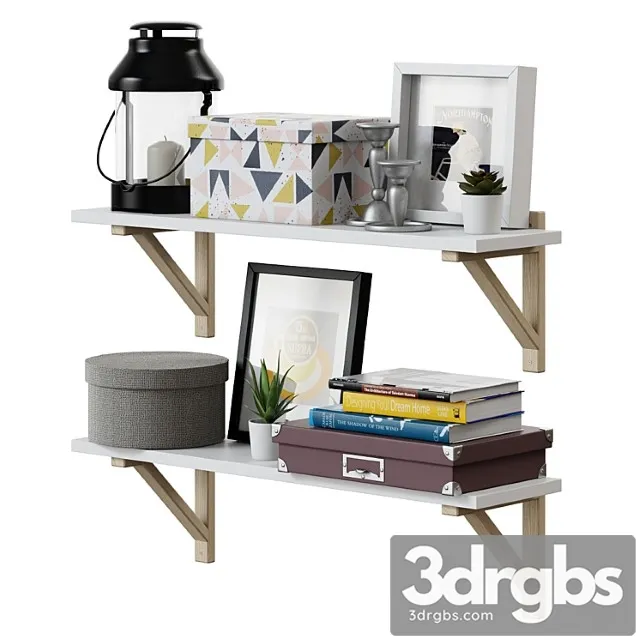 Decorative set 3 1 3D Model Free