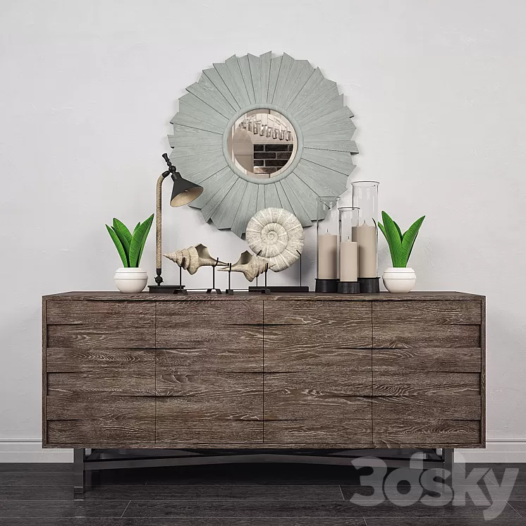 Decorative set 3 3D Model