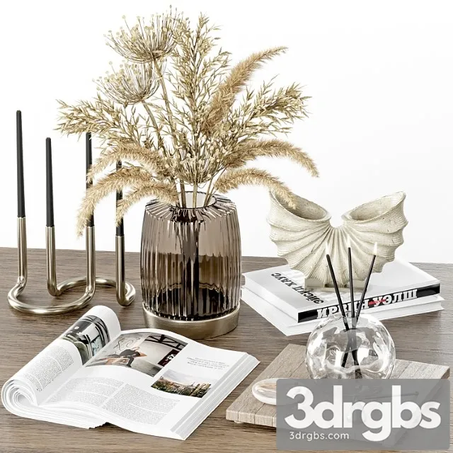 Decorative Set 30 22 3D Model Free