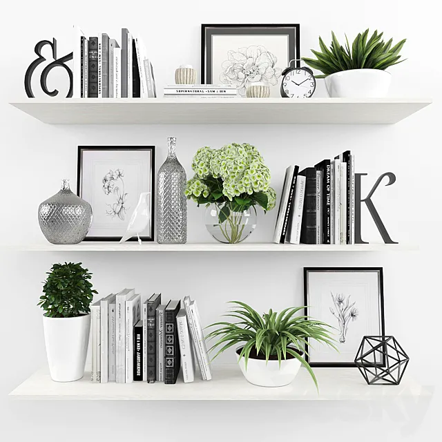 Decorative set 30 3D Model
