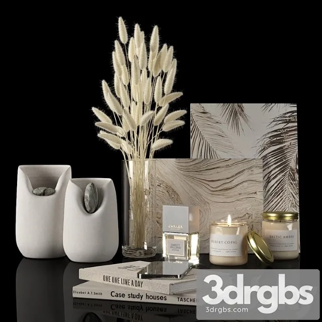 Decorative Set 329 3D Model Download