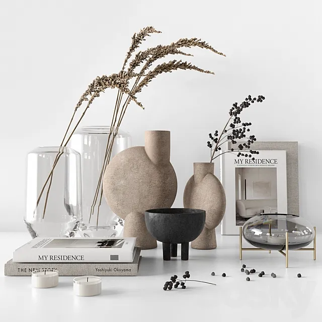 Decorative Set 33 3D Model