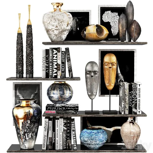 Decorative Set 33 3D Model