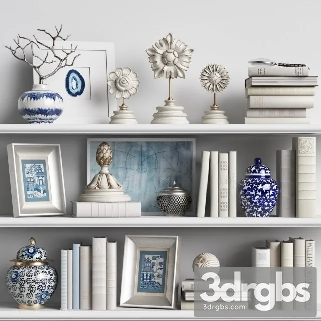 Decorative Set 33 3D Model Free