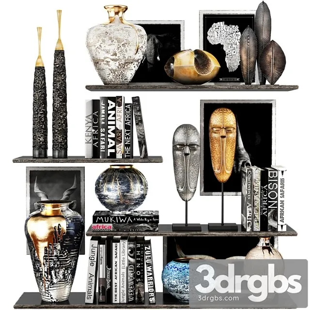 Decorative set 33_3 3D Model Free