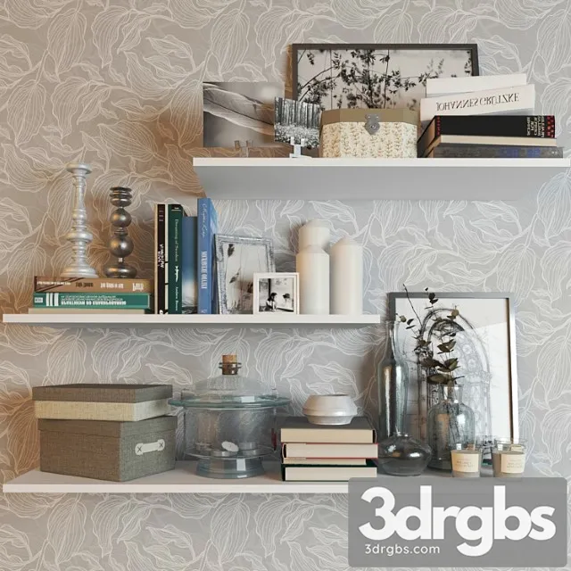 Decorative Set 342 3D Model Download
