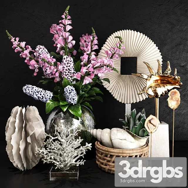 Decorative set 35 2 3D Model Download