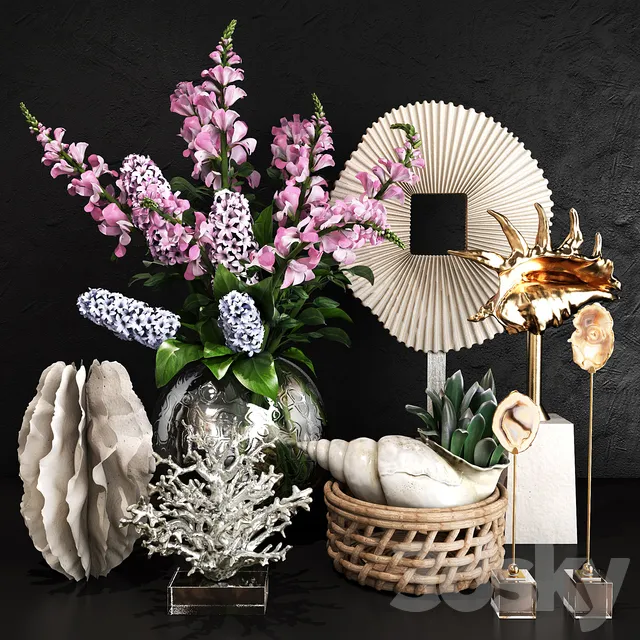 Decorative set 35 3D Model