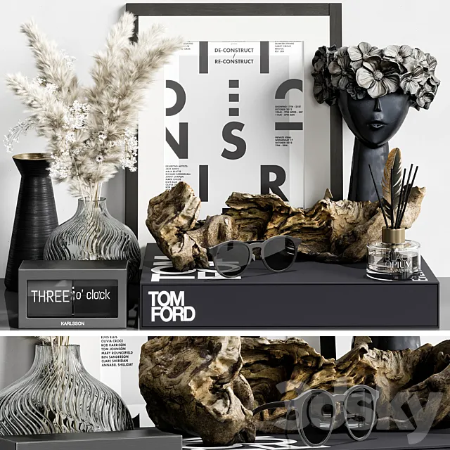 Decorative set 36 3DModel