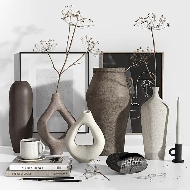 Decorative Set 37 3D Model