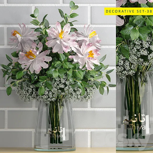 decorative set 38 3D Model