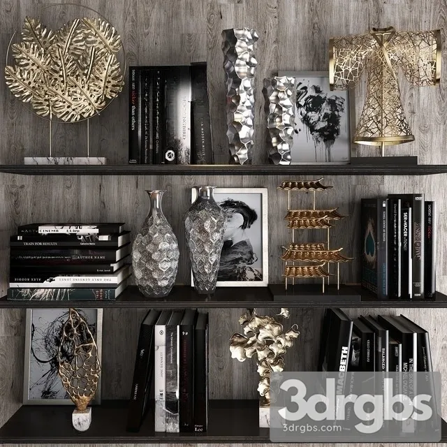 Decorative Set 38 3D Model Free