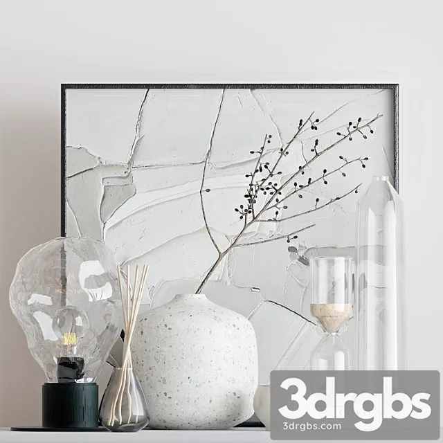 Decorative Set 392 3D Model Free