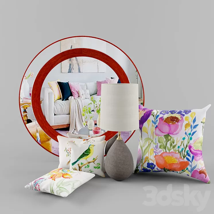 Decorative set 3D Model