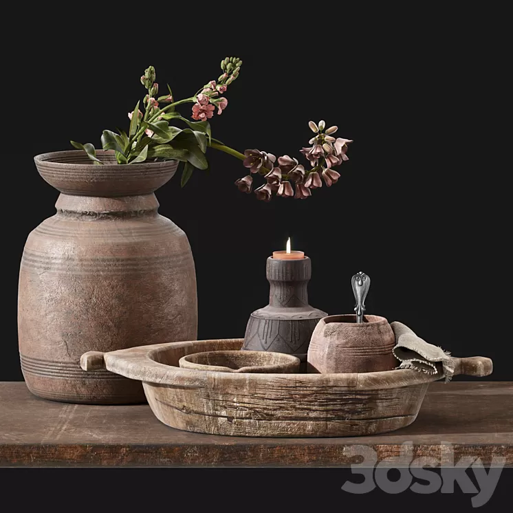 Decorative set 3D Model