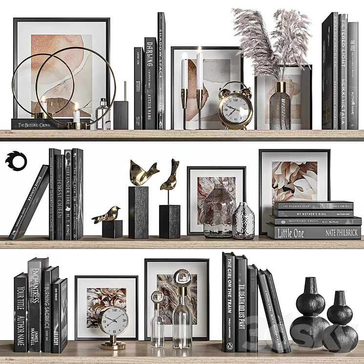 decorative set 3D Model Free