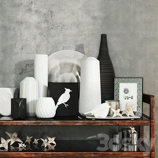 Decorative set 3D Model