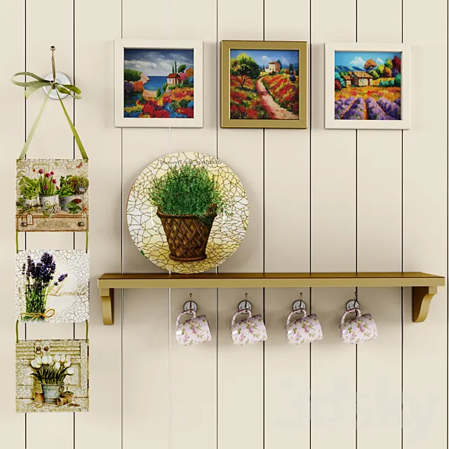 Decorative set 3D Model