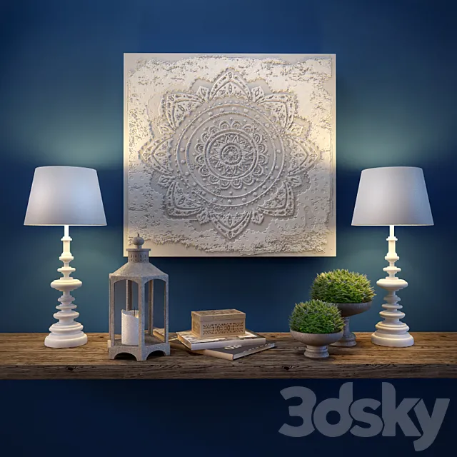 Decorative set 3D Model
