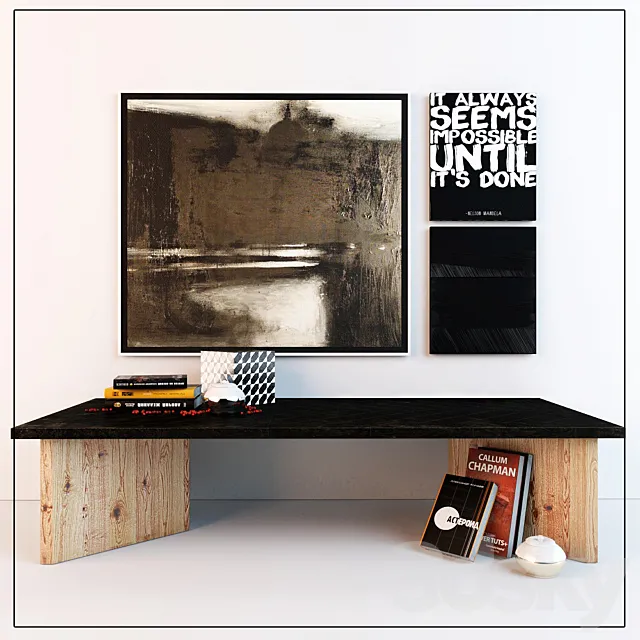 Decorative set 3D Model