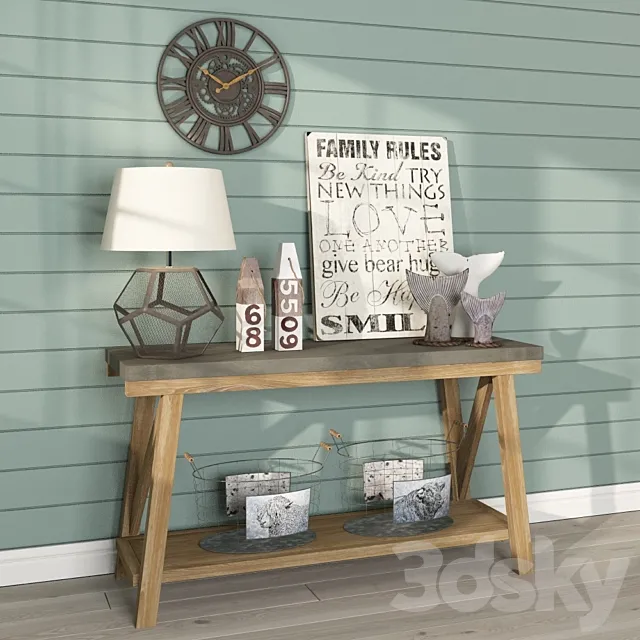 Decorative Set 3D Model