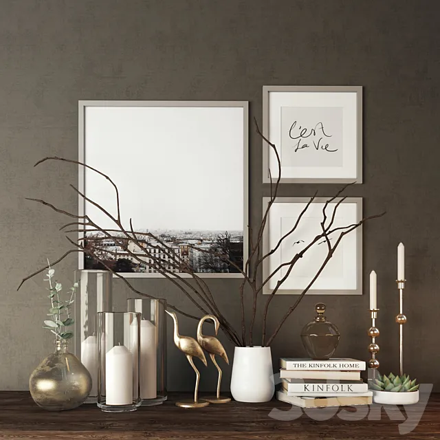 Decorative set 3D Model