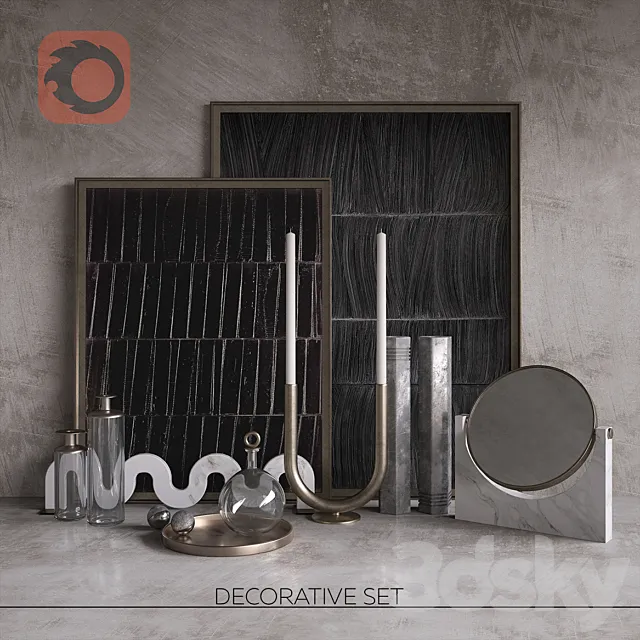 Decorative set 3D Model