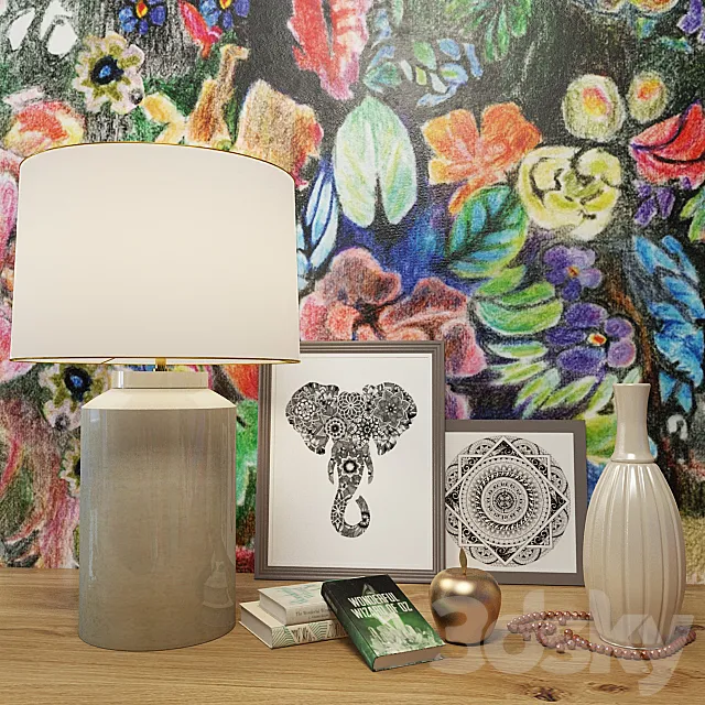 Decorative set 3D Model