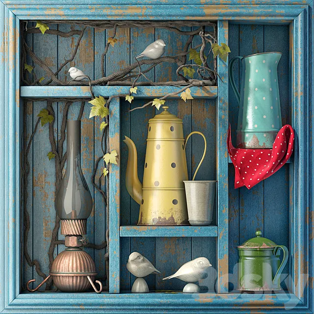 Decorative set 3D Model