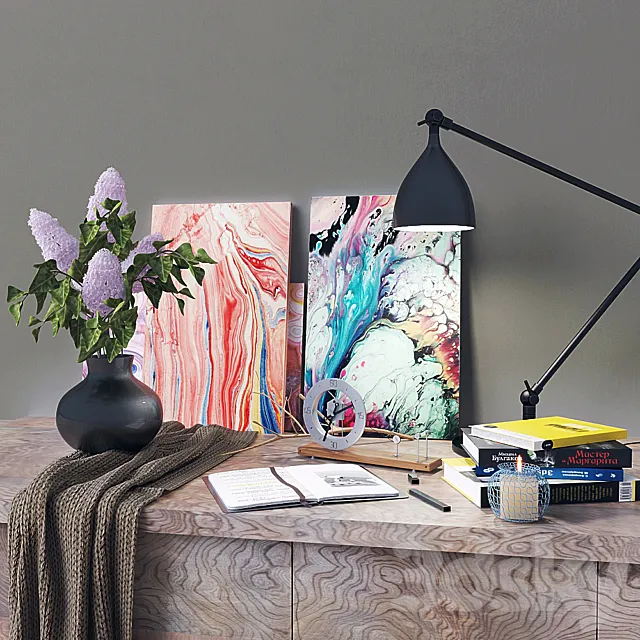 Decorative set 3D Model