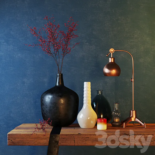 Decorative set 3D Model