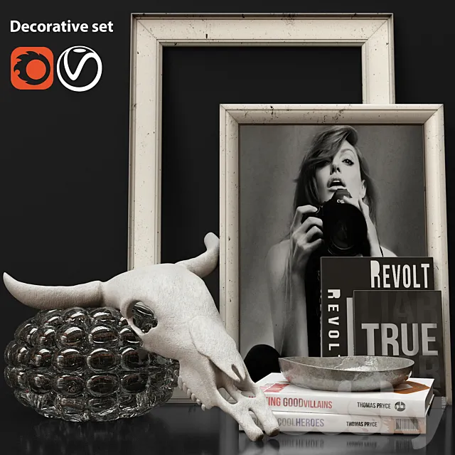 Decorative set 3D Model