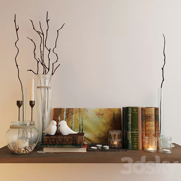 Decorative set 3D Model