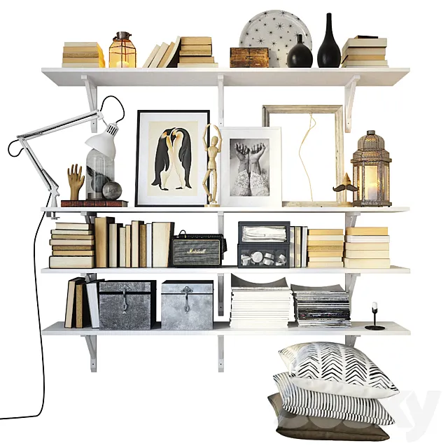 Decorative set 3D Model