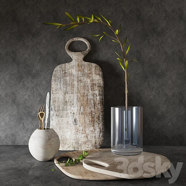 Decorative set 3D Model